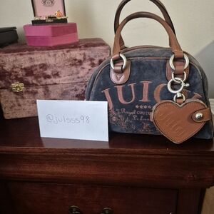 Juicy Couture Gray and Brown Women's Bag